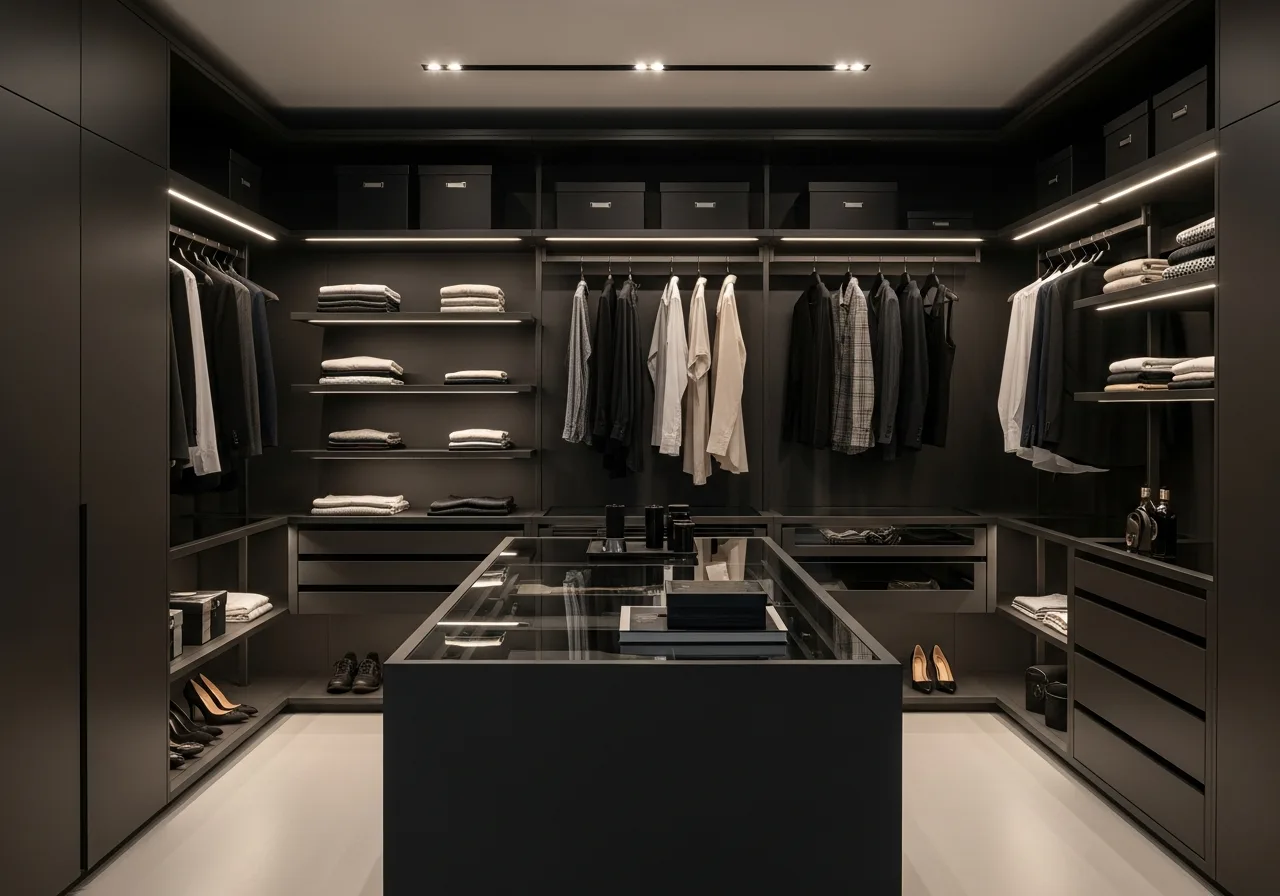 KLOZET® custom built-in wardrobe Cyprus — full-height handleless matte lacquer wardrobe by KITWOOD